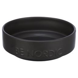 Trixie Be Nordic Keramik Hundeskål med Gummibund Sort